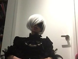 Asian Crossdresser as 2B